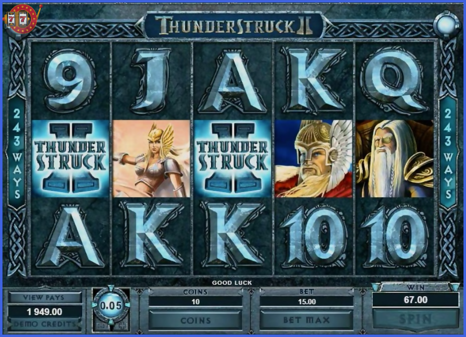 Характеристики Thunderstruck II от Microgaming