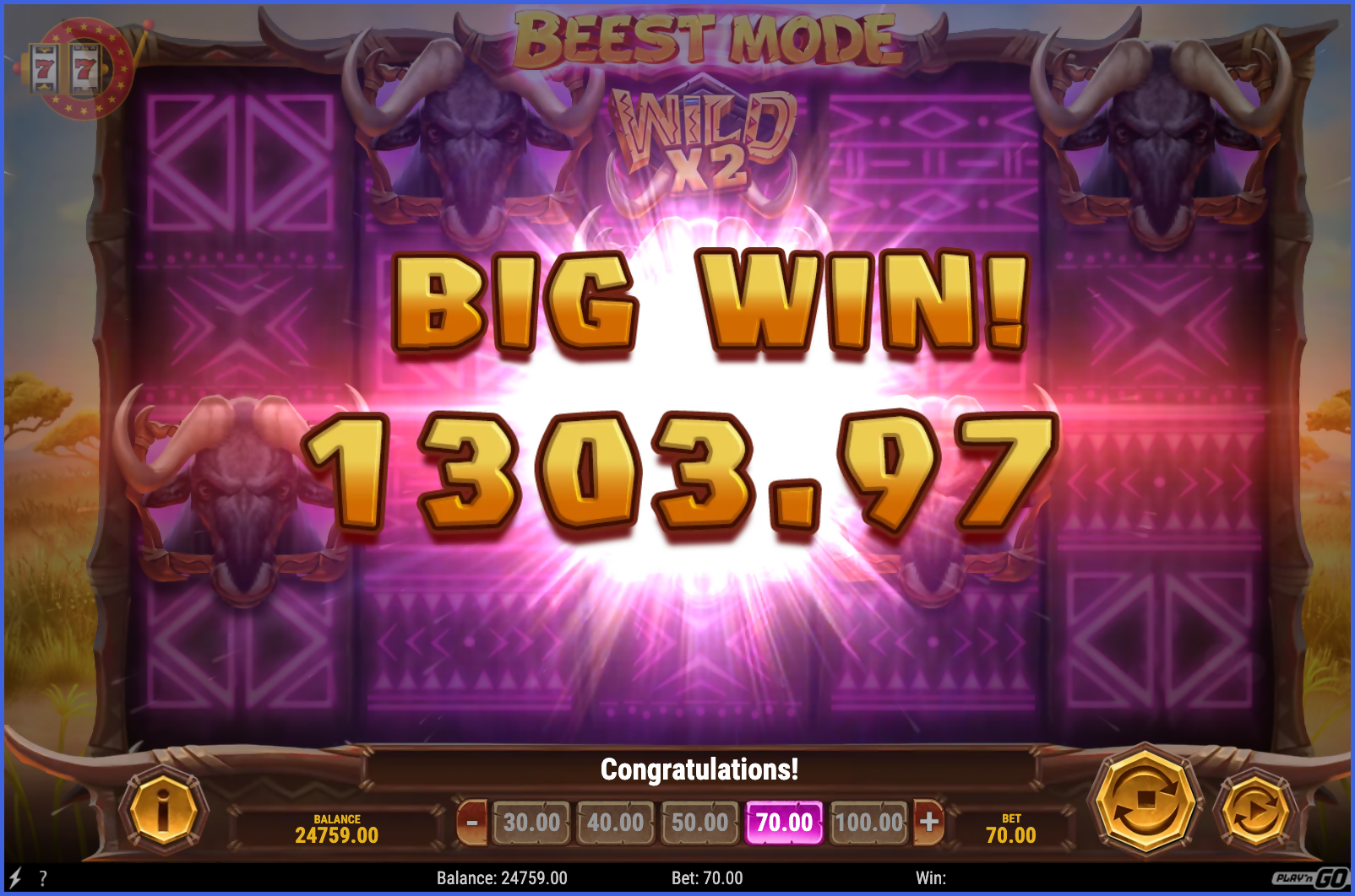 бесплатные спины в Win-A-Beest от Play'n GO